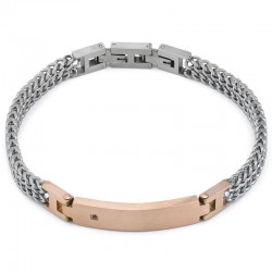 Image of the Boccadamo Man mens Bracelet ABR688RS