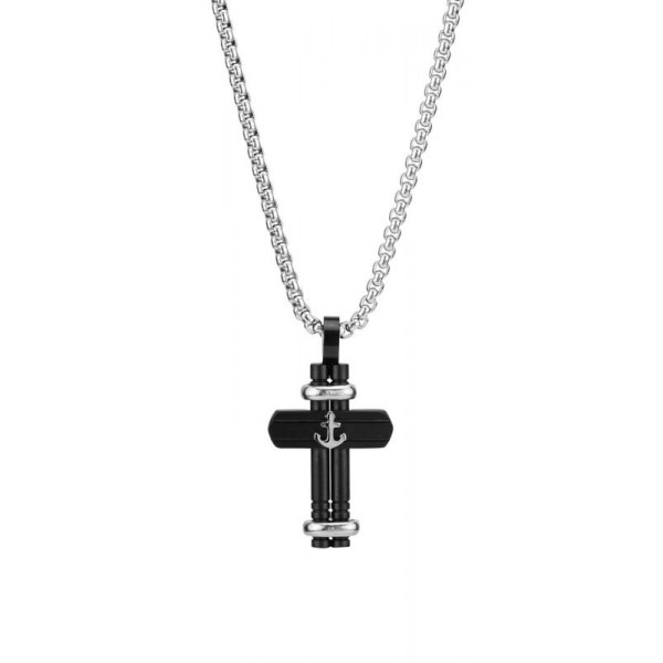 Image of the Boccadamo Man mens Necklace AGR253N Cross