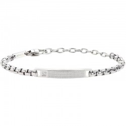 Men's Breil Bracelet Tag & Cross TJ3224