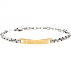 Men's Breil Bracelet Tag & Cross TJ3225