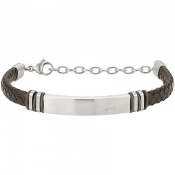 Men's Breil Bracelet Leather Twine TJ3358