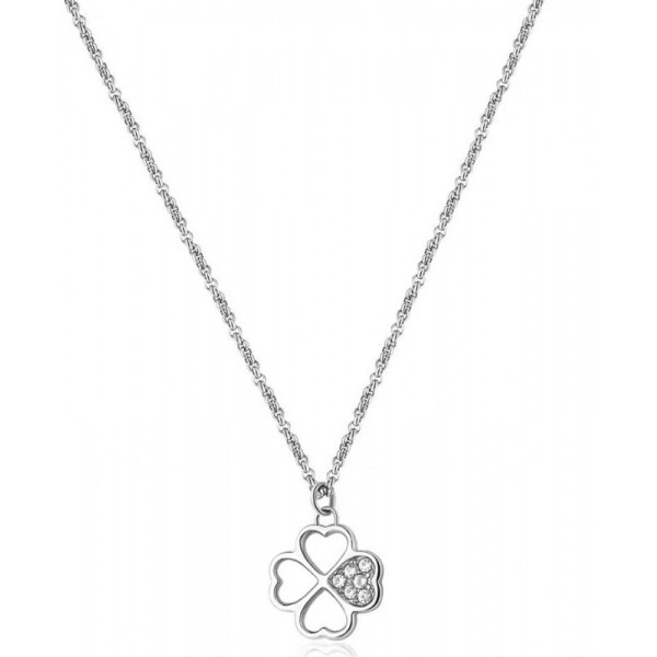 Buy Brosway Ladies Necklace Chakra BHKN091 Four-leaf clover