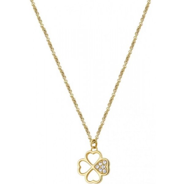 Buy Brosway Ladies Necklace Chakra BHKN092 Four-leaf clover