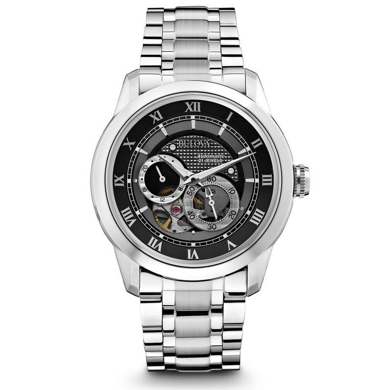 Amazon.com: Bulova Men's Classic Stainless Steel 3-Hand Date Quartz Watch  with Diamonds and Black Dial, 44mm Style: 98D103 : Bulova Watches:  Clothing, Shoes & Jewelry