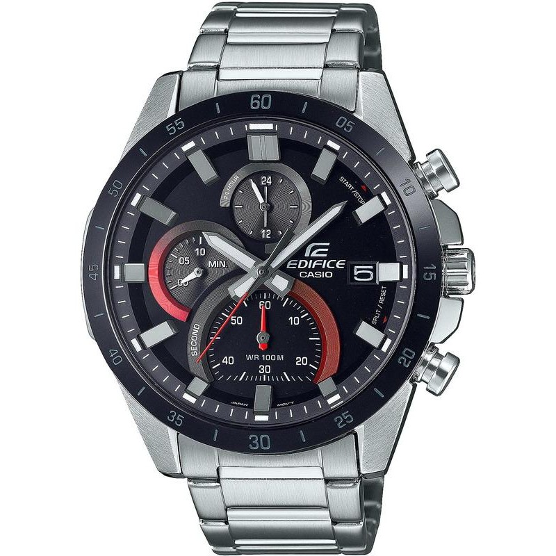 Casio Edifice Analog Black Dial Silver Band Stainless Steel Men Watch  EFR-539D-1A2VUDF (EX190) : Amazon.in: Fashion