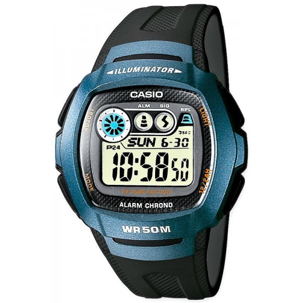 Casio Collection Мужские Часы W-210-1BVES Купить Casio Collection Мужские Часы W-210-1BVES
