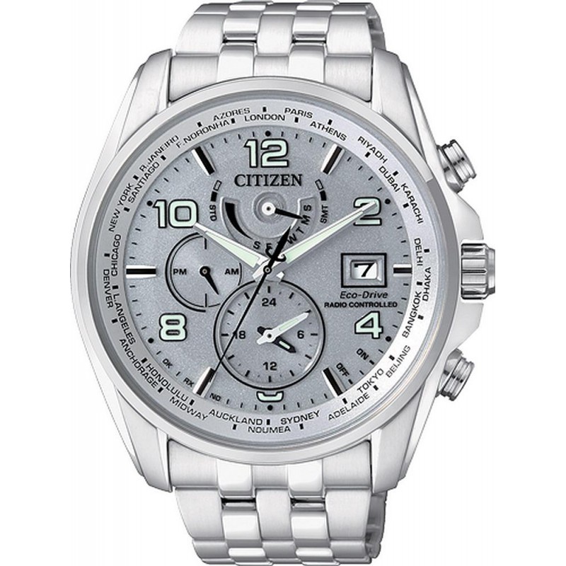 Men's Citizen Watch Radio Controlled Chrono Eco-Drive AT9030-55F - Crivelli  Shopping