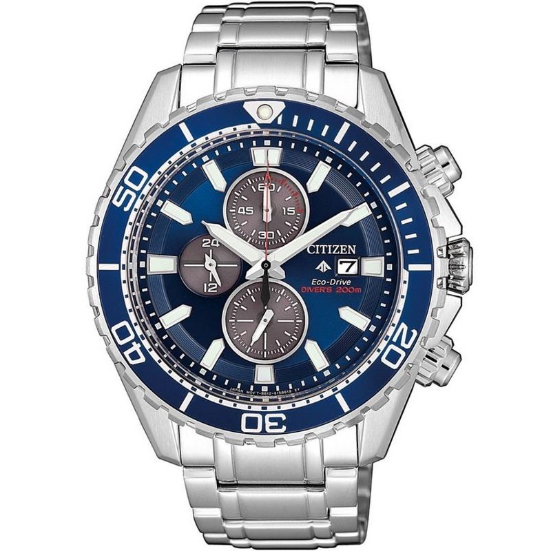 Men s Citizen Watch Promaster Chrono Diver s 200M Eco Drive