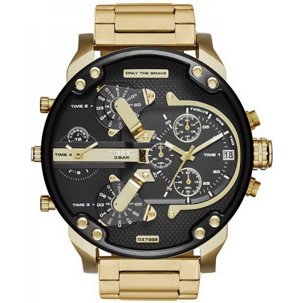 Buy Men's Diesel Watch Mr. Daddy 2.0 DZ7333 Chronograph 4 Time Zones