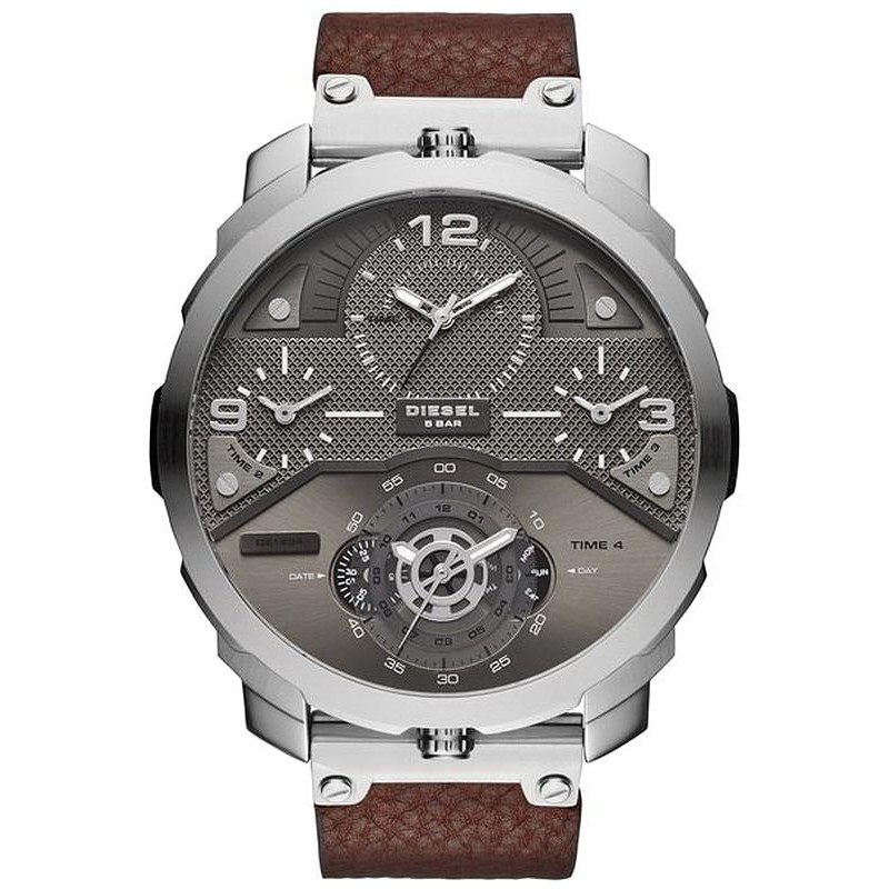 Men's Diesel Watch Boltdown DZ7416 Chronograph 3 Time Zones - Crivelli  Shopping