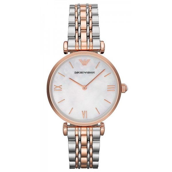 Women's Emporio Armani Watch Gianni T-Bar AR1683 Mother of Pearl Buy Women's Emporio Armani Watch Gianni T-Bar AR1683 Mother of Pearl