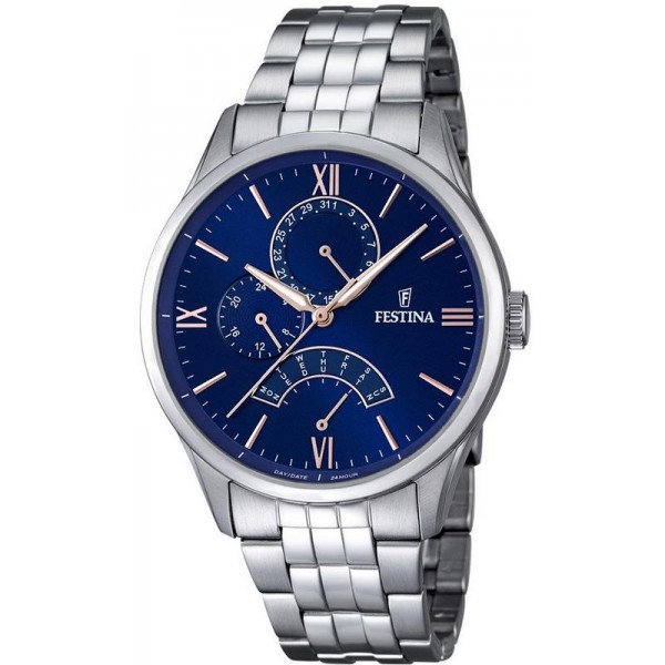 Купить Festina Мужские Часы Retro F16822/3 Многофункциональный
