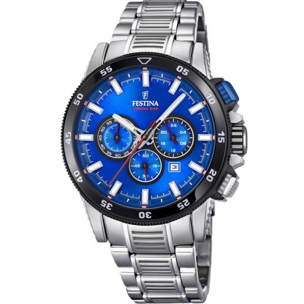 Купить Festina Мужские Часы Chrono Bike F20352/2 Кварцевый Хронограф
