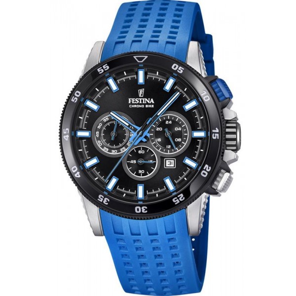 Купить Festina Мужские Часы Chrono Bike F20353/7 Кварцевый Хронограф