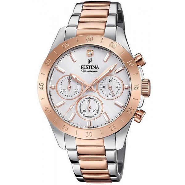 Buy Festina Ladies Watch Boyfriend F20398/1 Quartz Chronograph