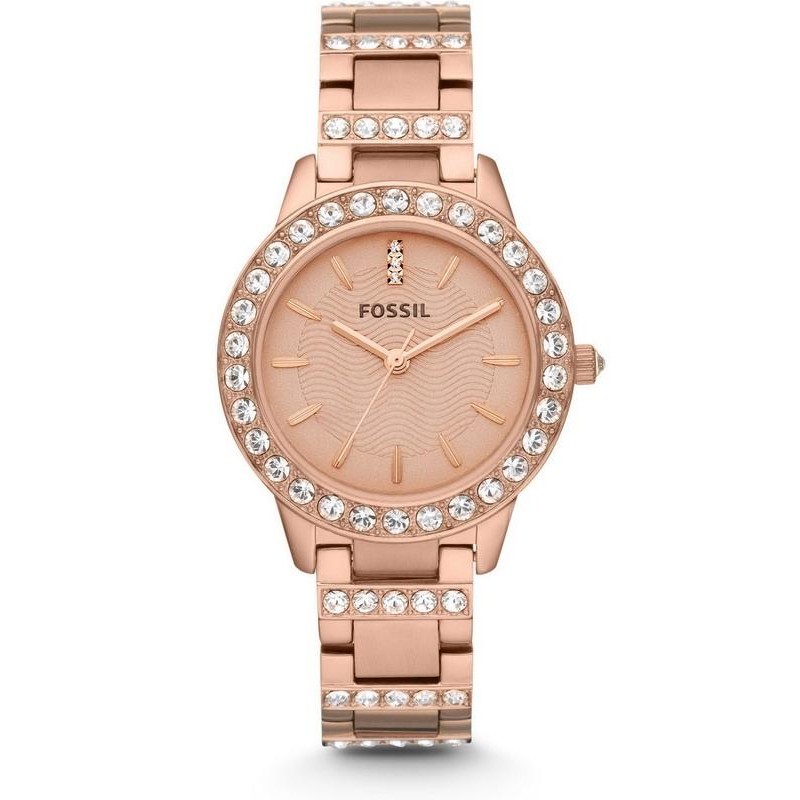 Amazon.com: Fossil Women's Riley Quartz Stainless Steel Multifunction Watch,  Color: Gold Glitz (Model: ES3203) : Fossil: Clothing, Shoes & Jewelry