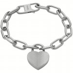 Fossil Harlow - Женский Стальной Браслет - JF04659040 - Сердце Изображение Fossil Harlow - Женский Стальной Браслет - JF04659040 - Сердце