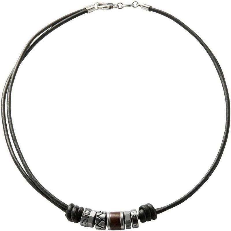 Buy AYESHA Mens Leather Tie Up Closure Necklace | Shoppers Stop