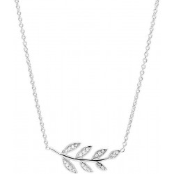 Women's Fossil Necklace Sterling Silver JFS00432998 - Crivelli