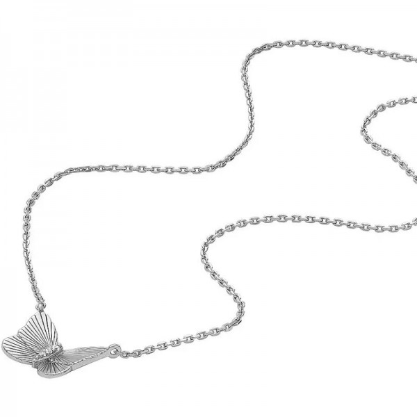 Collana Fossil Sterling Silver donna JFS00619040 Farfalla Immagine della Collana Fossil Sterling Silver donna JFS00619040 Farfalla