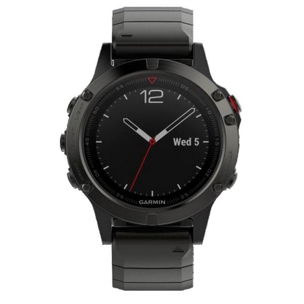 Acheter Montre Homme Garmin Fēnix 5 Sapphire 010-01688-21 GPS Smartwatch Multisport