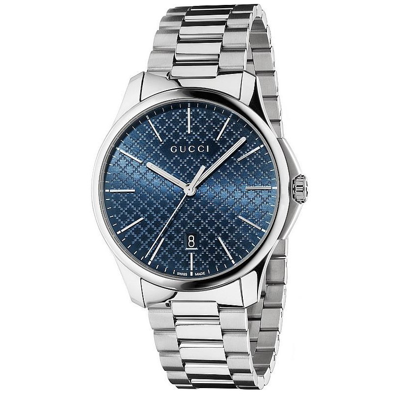 mens gucci watch blue face