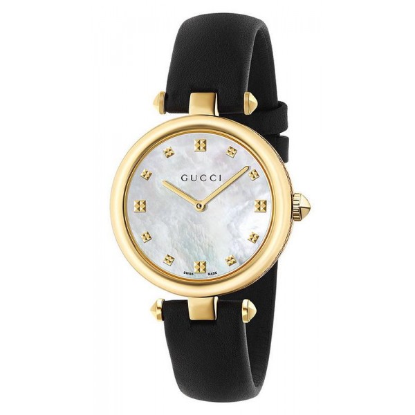 Buy Gucci Ladies Watch Diamantissima Medium YA141404 Mother of Pearl