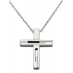 Buy Men's Gucci Necklace Silver YBB22836400100U Cross