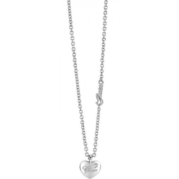 Buy Guess Ladies Necklace Iconic UBN21526 Heart