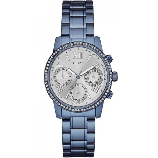 Guess Ladies Watch Mini Sunrise W0623L4 Chrono Look Multifunction Crivelli Shopping