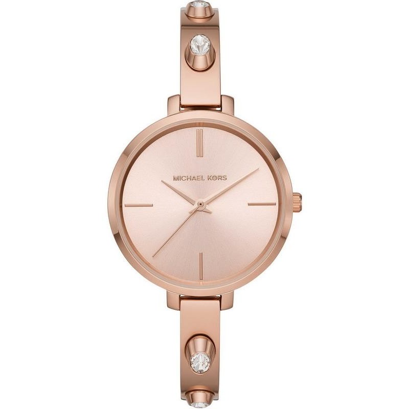 Buy Michael-Kors Jaryn Crystal Rose Gold Dial Ladies Watch MK3785 at  Amazon.in