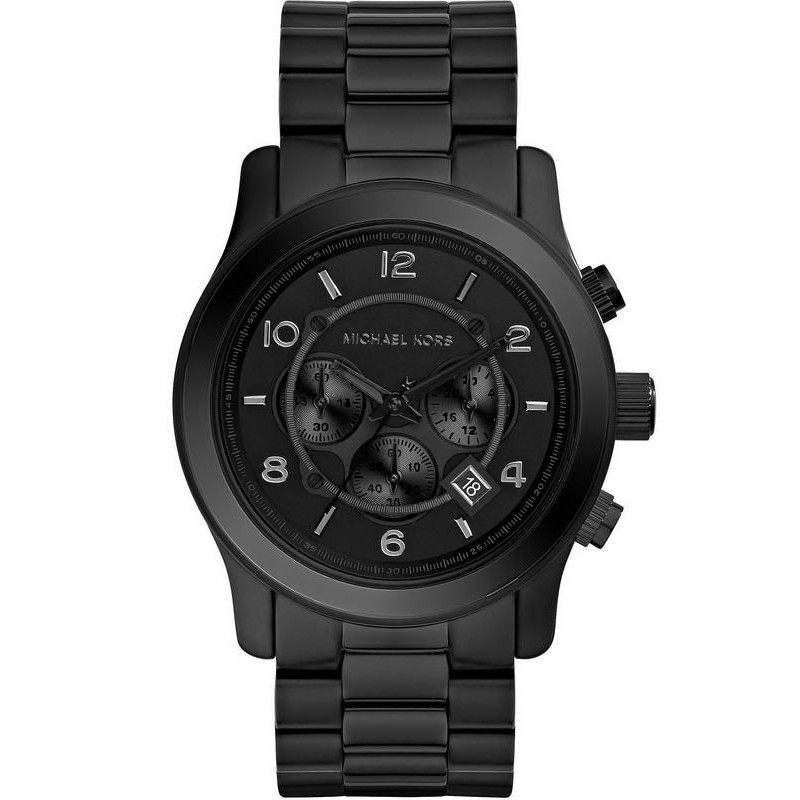 Unisex Slim Runway Ion-Plated Stainless Steel Bracelet Watch