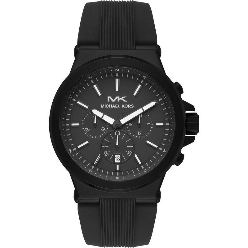 Reloj negro outlet michael kors hombre