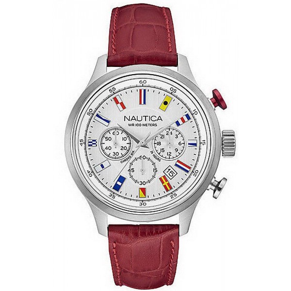 Купить Nautica Мужские Часы NCT 16 Flag NAI16519G Хронограф