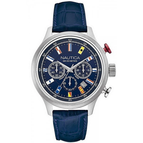 Nautica Мужские Часы NCT 16 Flag NAI16520G Хронограф Купить Nautica Мужские Часы NCT 16 Flag NAI16520G Хронограф