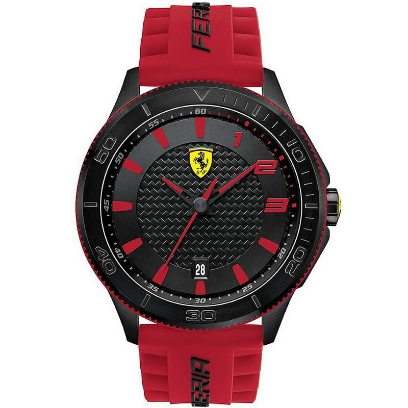 Ferrari Steel Pilota Evo chronograph watch Man | Ferrari Store
