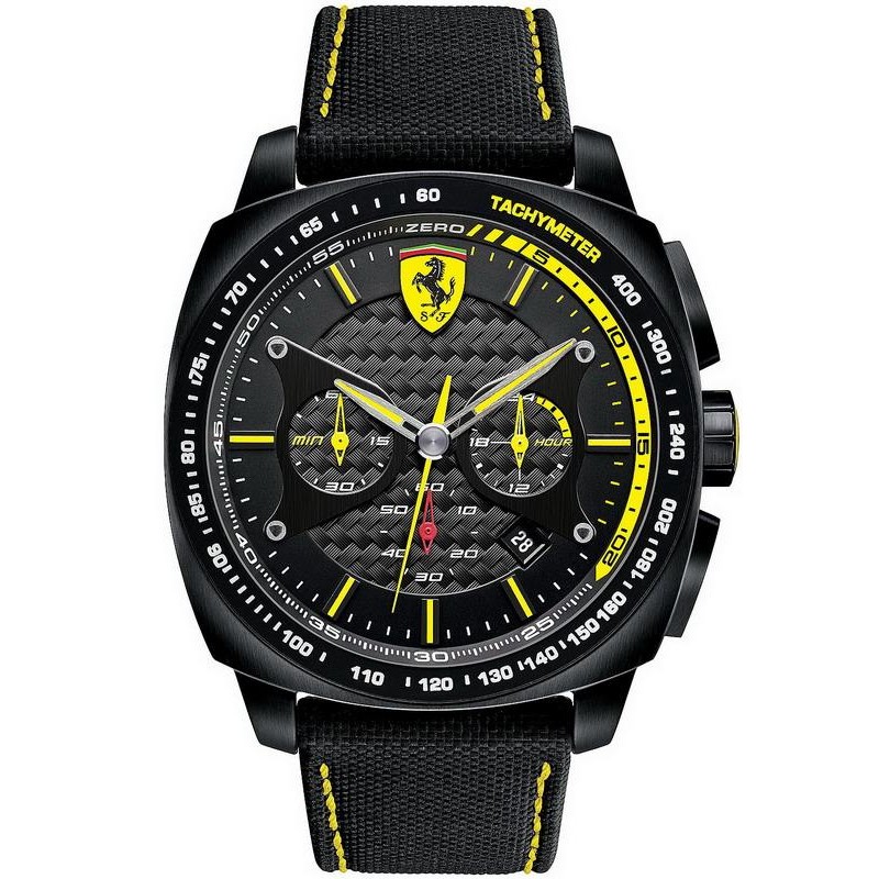 Buy Scuderia Ferrari Pilota Evo 0830717 Black Dial Watch For Men Online