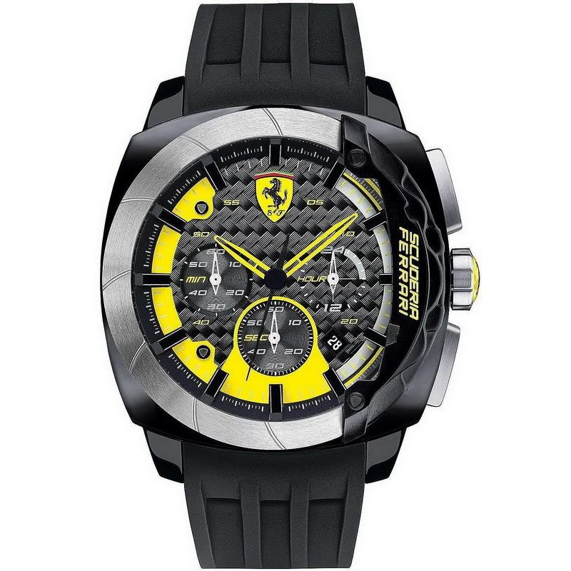 SCUDERIA FERRARI Men Black Watch - Price History