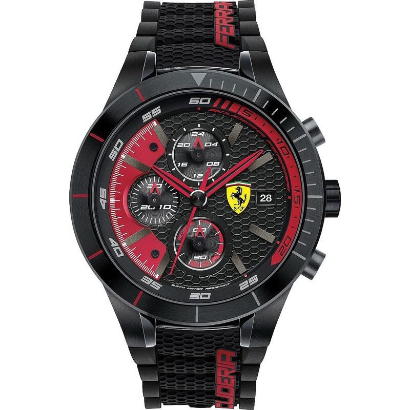 Ferrari Men's Scuderia Redrev EVO Rubber Chronograph Watch 0830297 -  Walmart.com