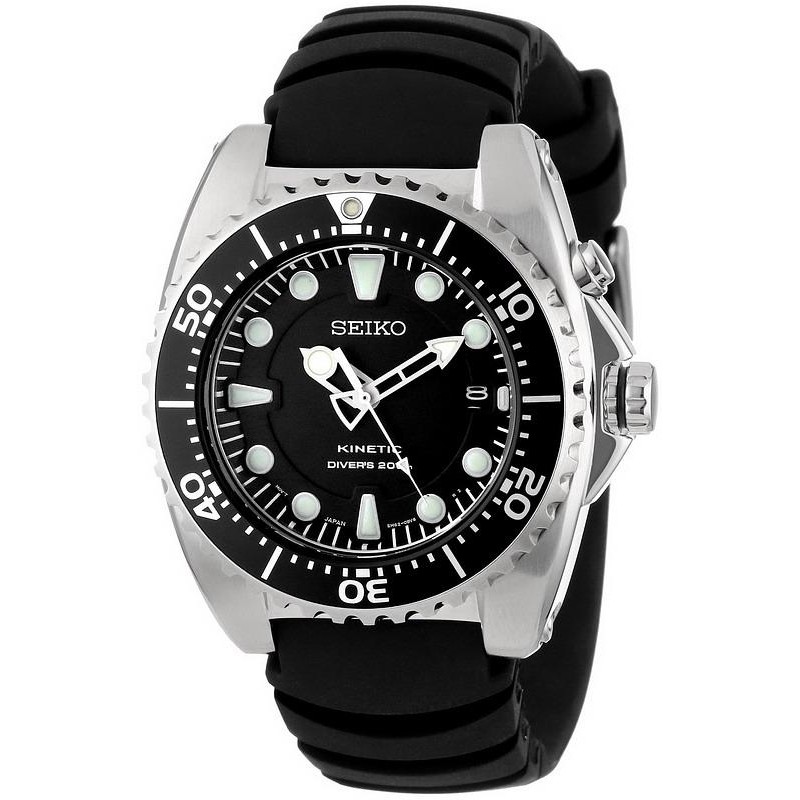 Men's Seiko Kinetic Watch Diver's 200M SKA371P2 - Crivelli Shopping