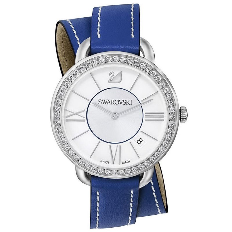 Swarovski discount montre bleu