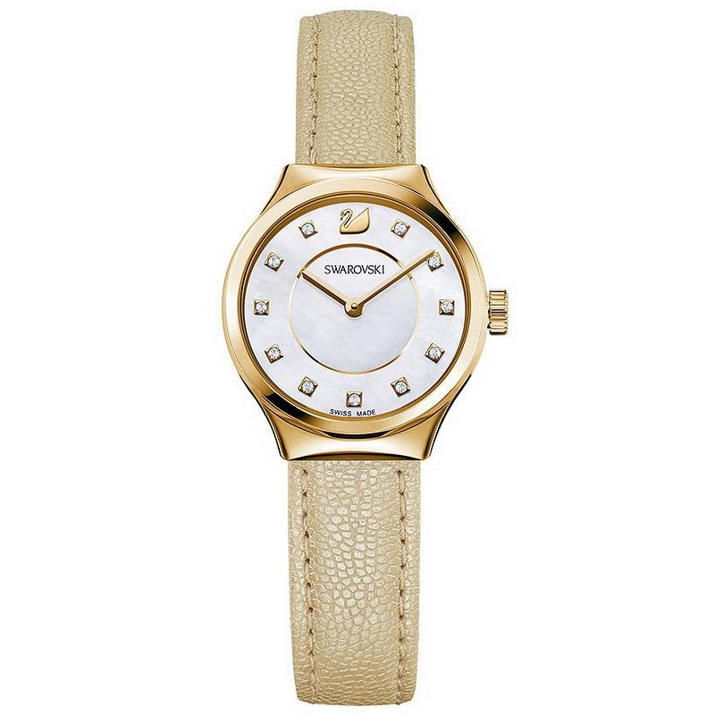 Swarovski mother best sale of pearl watch