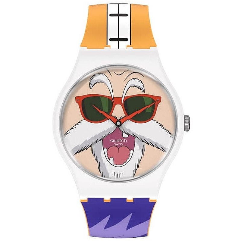 Swatch Unisex Watch Dragon Ball Z Vegeta Printed Black and Red Dial SUOZ348  13005116317 | eBay