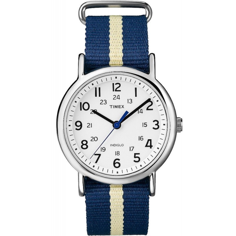 Amazon.com: Timex Weekender 40mm Leather Strap Watch Black One Size :  Clothing, Shoes & Jewelry